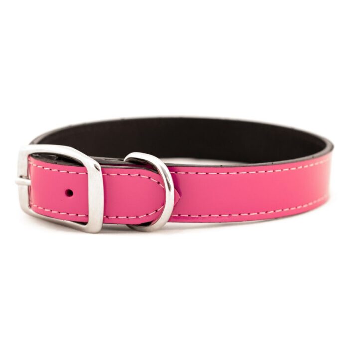 Pink Patent Leather Dog Collar