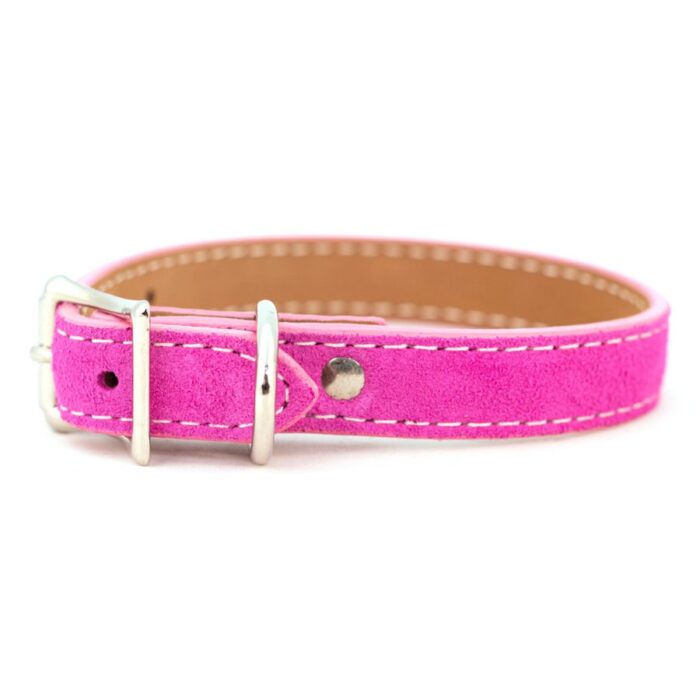 Saratoga Suede collar in pink