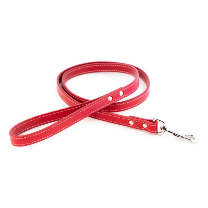 Dover Court Leash in red