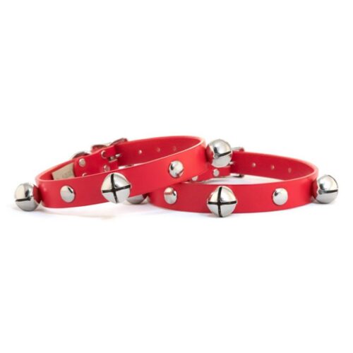 Auburn Leathercrafters Jingle Bell Studded Collar group