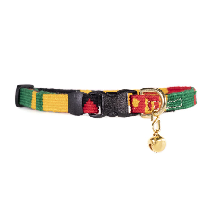 a tail we could wag cat collar Rasta