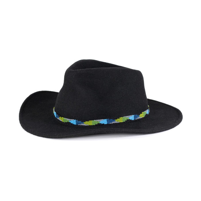 a tail we could wag Argyle hatband on black hat