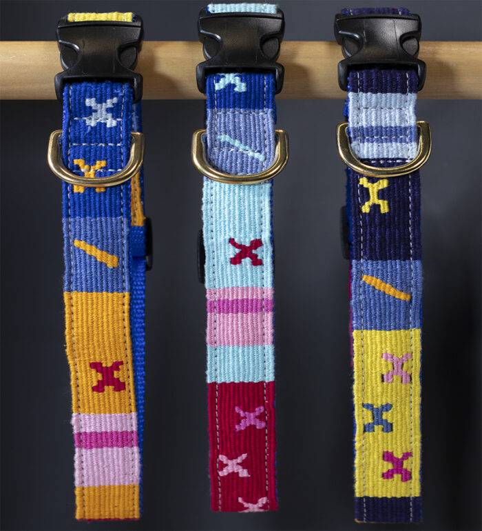 a tail we could wag Side-Release Dog Collar - Starry Day