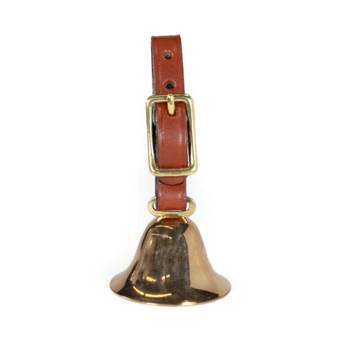 Upland & Downstream Brass Bird Dog Bell with Strap