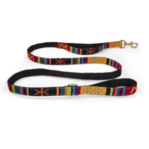 a tail we could wag leash with traffic handle in traditional Sun Valley pattern